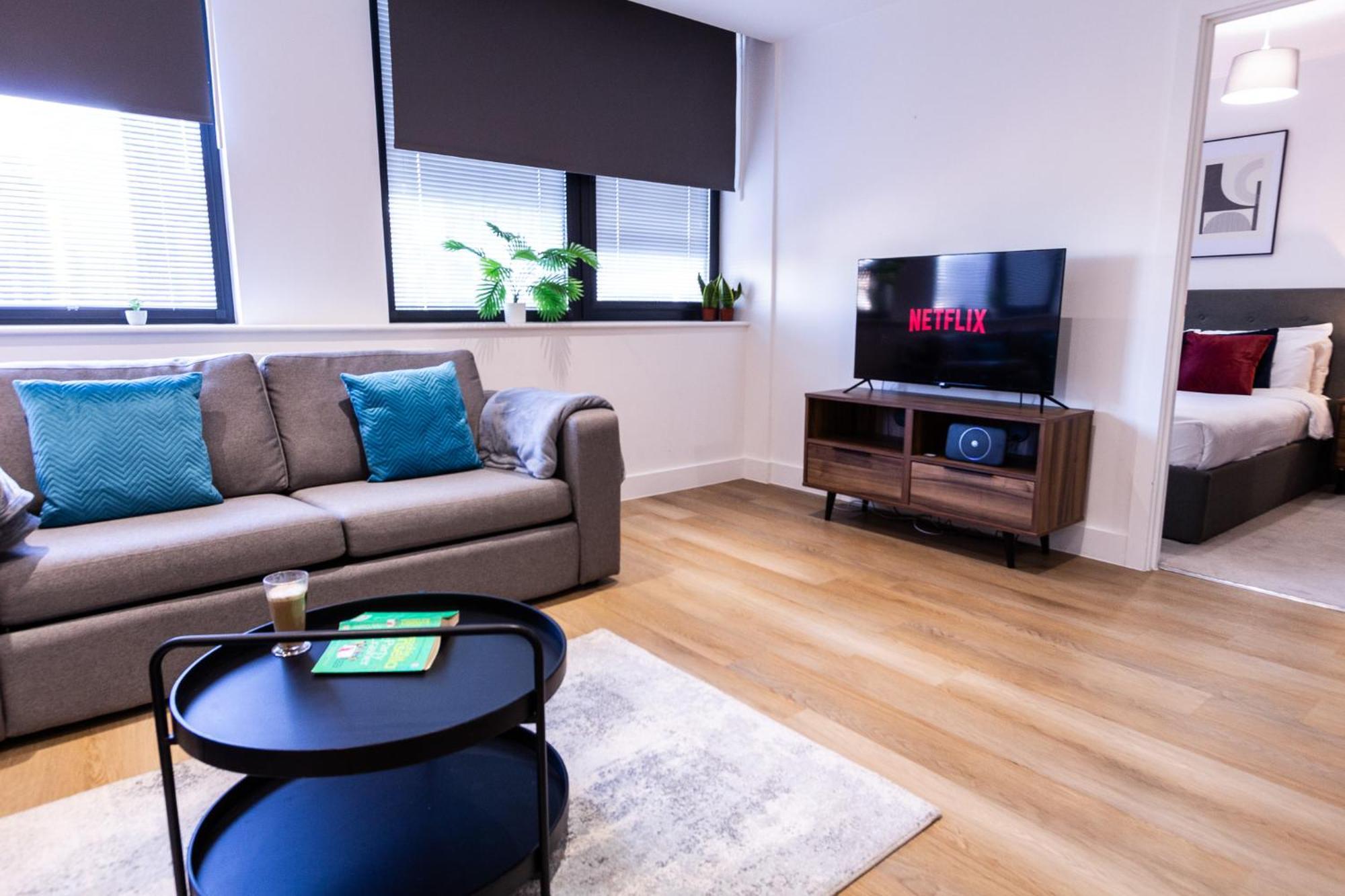 Apartamento Trendy In The Heart Of Mcr With Parking *